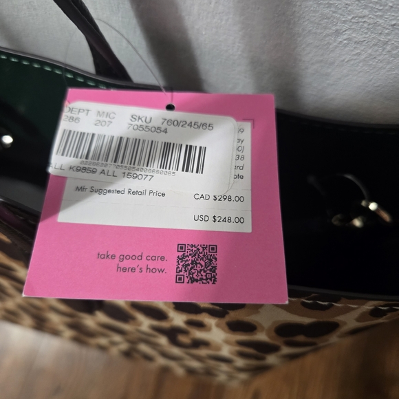 Kate Spade Leopard Print Tote Bag - Picture 4 of 9